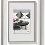 walther + design Chair Aluminium Bilderrahmen 15x20 cm STAHL