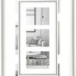 walther + design Galeria Kunststoff Bilderrahmen, weiss, 3x 13x18 cm