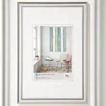 walther + design Trendstyle Kunststoff Bilderrahmen, silber, 20 x 30 cm