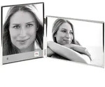walther + design Chloe Portraitrahmen, silber, 2x 13x18 cm