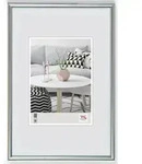 walther + design Galeria Kunststoff Bilderrahmen, silber, 15 x 20 cm