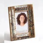 walther + design Dupla Portraitrahmen, creme/blau, 13 x 18 cm