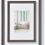 walther + design Trendstyle Kunststoff Bilderrahmen, stahl, 40 x 50 cm