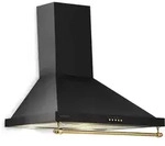 Klarstein Montblanc 60 Dunstabzugshaube 599m3/h 165W 2x1,5W LED Reling Schwarz