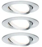 Paulmann LED Einbauleuchte Nova Plus Coin Basisset schwenkbar rund 84mm 50&deg;...
