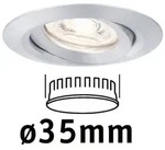 Paulmann LED Einbauleuchte Nova Mini Coin Einzelleuchte schwenkbar rund 66mm 15&deg;