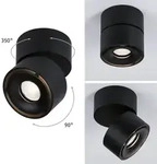 Paulmann LED Deckenleuchte Spircle 78mm 8W 550lm 230V 3000K Schwarz matt 93371