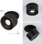Paulmann LED Einbauleuchte Spircle rund 78mm 8W 550lm 230V 3000K Schwarz...