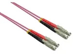 ROLINE LWL-Kabel duplex 50/125&mu;m OM4, LSH/LSH, LSOH, violett, 0,5 m