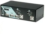 ROLINE DisplayPort USB 2.0 KVM Switch, 1 User - 2 PC