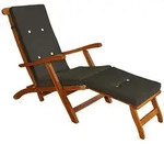 Casaria Deuba Liegestuhl Deckchair Queen Mary Verstellbar Klappbar