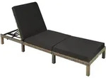 tectake Sonnenliege Rattan Sofia Natur