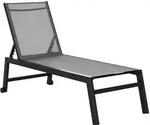 Outsunny-Liege-L202 x B65 x H43 cm-Grau
