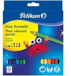 Pelikan Buntstifte dick inkl. Anspitzer VE=12 Farben