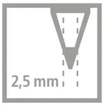STABILO D&uuml;nnkern-Buntstift - Original, 2,5 mm, 1&frasl;2 Rot - 1&frasl;2 Blau