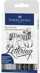 FABER CASTELL Tuschestift Pitt Artist Pen Lettering sortiert VE=8 St&uuml;ck Etui