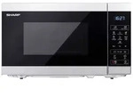 Sharp YC-MS02ES Mikrowelle Schwarz, Silber, Wei&szlig; 800 W