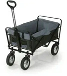 EASYmaxx Bollerwagen - faltbar - schwarz/grau