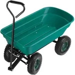 tectake Handwagen Cubbi mit luftgef&uuml;llten Reifen Belastbarkeit 120kg Gr&uuml;n