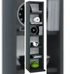 VCM Elementa Regal 6 F&auml;cher schwarz.