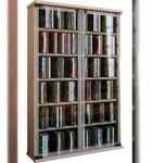 VCM Galerie Regal , CD-Turm 12 Regale Sonoma-Eiche dekor.