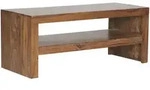Wohnling Couchtisch 110 x 45 x 45 cm Sheesham