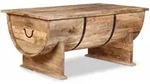 vidaXL Couchtisch Massivholz Mango 88x50x40 cm