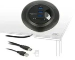 Delock HUB USB 3.0 Tisch-Hub 60 mm 3 x USB 3.0 Ports + Card Reader Delock