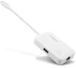Edimax USB-C Hub auf 3 Port USB 3.0 + Gigabit Ethernet Anschluss