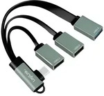 LogiLink UA0361 - Hub - 5 Gbps - 3-Port - USB 2.0, USB 3.0, USB Typ C