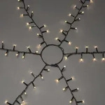 Konstsmide Micro LED Compactlights Baummantel mit Ring, 6 Str&auml;nge &agrave; 180 Dioden, 8h