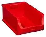 Allit Sichtlagerkasten pro-line A5, PP, 310 x 500 x 200 mm, rot, VE = 6 St.