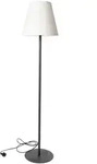 Lumisky STANDY E27 Stehleuchte mit Netzanschluss, 150 cm hoch Stahl Grau