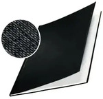 Leitz impressBIND Buchbindemappe A4 Leinen 1.75mm Karton 7 mm Schwarz 10 St&uuml;ck