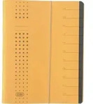 ELBA Ordnungsmappe chic A4 12 F&auml;cher Karton 450 g/qm gelb