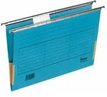 H&auml;ngemappe A4 mit Frosch blau 230g/qm Farbkarton, Beschriftungs-