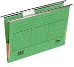 H&auml;ngemappe A4 mit Frosch gr&uuml;n 230g/qm Farbkarton, Beschriftungs-