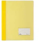 DURABLE Schnellhefter DURALUX 268004 DIN A4 Hartfolie gelb