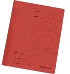 herlitz Schnellhefter Karton gefaltet rot intensiv