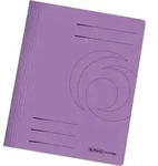 herlitz Schnellhefter Karton gefaltet violett intensiv