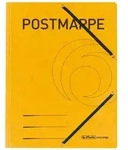 herlitz Postmappe, Karton, DIN A4, gelb