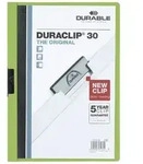 DURABLE Duraclip Klemmmappe 30 Blatt DIN A4 Gr&uuml;n