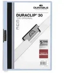 Durable Klemmmappe Duraclip Original 30 bis 30 Blatt A4 blau Packung mit 25 St&uuml;ck