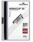 Durable Klemm-Mappe DURACLIP 30 A4 gr f&uuml;r 30 Blatt transp Deckblatt