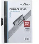 DURABLE Duraclip Klemmmappe 60 Blatt DIN A4 Wei&szlig;