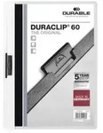 Durable Cliphefter Duraclip Original 60 wei&szlig; Packung mit 25 St&uuml;ck