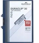 Durable Klemmhefter Duraclip 30 Easy File dunkelblau Packung mit 25 St&uuml;ck