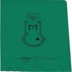 DURABLE Sichth&uuml;lle 233705 PP gr&uuml;n 100 St./Pack.