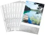 100 DURABLE Prospekth&uuml;llen DIN A4 transparent genarbt 0,045 mm