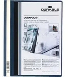 Durable Angebotshefter Duraplus A4 mit Sichttasche Folie dunkelblau Packung mit 25